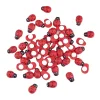 Mini accessoires pour cheveux faits à la main, 100 pièces, épingle à cheveux, dessin animé coccinelle, autocollants créatifs, décor décoratif pour réfrigérateur Mini accessoires pour cheveux faits à la main, 100 pièces, épingle à cheveux, dessin animé coccinelle, autocollants créatifs, décor décoratif pour réfrigérateur