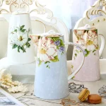 Théière européenne en porcelaine osseuse, ensemble de tasses à thé anglais de l’après-midi, cafetière en porcelaine de haute qualité, bouilloire résistante à la chaleur, 1000ml Théière européenne en porcelaine osseuse, ensemble de tasses à thé anglais de l’après-midi, cafetière en porcelaine de haute qualité, bouilloire résistante à la chaleur, 1000ml