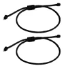 lot de 2 bracelets bouddhistes tibétains pour femmes et hommes, corde tressée à la main, pour la protection, prière familiale