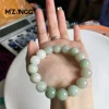 Bracelet en jadéite naturelle pour hommes et femmes, bijoux de guérison, perles rondes en Jades de birmanie, Bracelets élastiques en perles Bracelet en jadéite naturelle pour hommes et femmes, bijoux de guérison, perles rondes en Jades de birmanie, Bracelets élastiques en perles