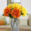 1 bundle soie hortensia fleurs décoratives de mariage accessoires de mariée liquidation festival décor vases accueil fleurs artificielles bricolage