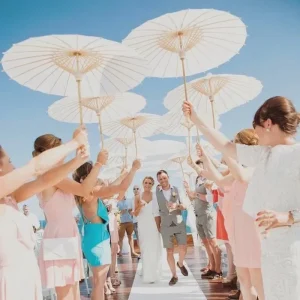 Parapluie en papier pour mariage, huile chinoise, Parasol blanc, bricolage, fête prénatale, accessoire de photographie, décor, 20-84cm Parapluie en papier pour mariage, huile chinoise, Parasol blanc, bricolage, fête prénatale, accessoire de photographie, décor, 20-84cm