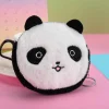 porte monnaie animal mignon de dessin animé, portefeuille kawaii, sac à monnaie en peluche, clé, écouteurs, pochette de rangement de pièces de monnaie, sac à fermeture éclair, cadeaux pour enfants, 1 pièce