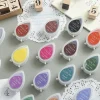 tampon encreur d'estampage mignon pour scrapbooking, matériel de peinture, tampon encreur éponge coloré pour bricolage, fournitures artisanales de loisirs
