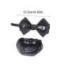 pince à cheveux avec nœud papillon en ruban élégant, style coréen, couvre chef, chignon, accessoires pour cheveux, barrette, couverture en filet pour cheveux, banque