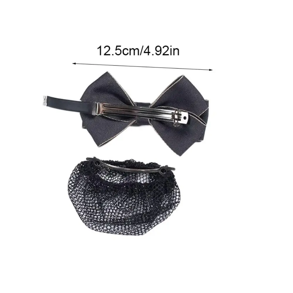 pince à cheveux avec nœud papillon en ruban élégant, style coréen, couvre chef, chignon, accessoires pour cheveux, barrette, couverture en filet pour cheveux, banque pince à cheveux avec nœud papillon en ruban élégant, style coréen, couvre chef, chignon, accessoires pour cheveux, barrette, couverture en filet pour cheveux, banque