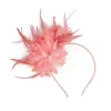 fleur femmes élégant plume fascinator chapeau bandeau cheveux accessoires