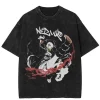 Anime vintage ‌ ‌ ‌ ‌ Kamado Nezuko ‌   Demon Slayer t-shirt été coton hommes femmes t-shirt Streetwear décontracté tendance à manches courtes Couple