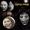 masque d'halloween, masques faciaux effrayants et souriants, accessoires de cosplay le maléfique, mascarade de fête, masque d'halloween, accessoire de vêtements
