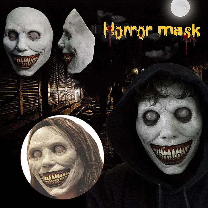 masque d'halloween, masques faciaux effrayants et souriants, accessoires de cosplay le maléfique, mascarade de fête, masque d'halloween, accessoire de vêtements masque d'halloween, masques faciaux effrayants et souriants, accessoires de cosplay le maléfique, mascarade de fête, masque d'halloween, accessoire de vêtements