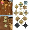 tube de perles d'or, tranche d'or, motif de fleur, patch de couture, gilet, sac de vêtements, tous les accessoires de couture décoratifs, bricolage