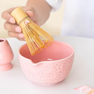Fouet Matcha traditionnel en bambou, multifonctionnel, réutilisable, thé vert Matcha en poudre, service à thé japonais, cadeaux Chasen