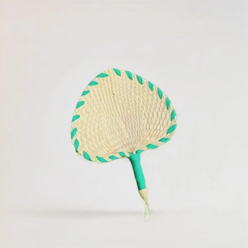 rétro coloré paille tissé à la main ventilateur vintage style ethnique été ventilateur de refroidissement bricolage tissage main manivelle ventilateur intérieur rétro coloré paille tissé à la main ventilateur vintage style ethnique été ventilateur de refroidissement bricolage tissage main manivelle ventilateur intérieur