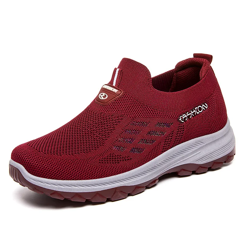taoinvention chaussures de marche respirantes sans dentelle pour femmes, baskets à semelle souple, confortables, de sport, tennis, nouvelle collection été 2023 taoinvention chaussures de marche respirantes sans dentelle pour femmes, baskets à semelle souple, confortables, de sport, tennis, nouvelle collection été 2023
