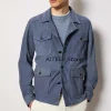 manteau classique pour hommes, manteaux à quatre poches boutonnées pour hommes formels, vestes en tissu suédé pour costume élégant à revers décontracté à simple boutonnage