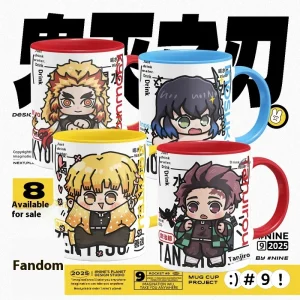 Lame de tueur de démons Kamado Tanjirou Kamado Nezuko Kochou Shinobu Hashibira Inosuke Rengoku Kyojurou, tasse d&rsquo;eau en céramique mignonne, cadeaux