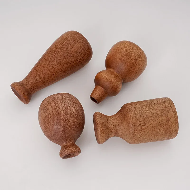 vase à fleurs en bois massif fait à la main, décoration de table rétro faite à la main, décoration de vase sec simple vase à fleurs en bois massif fait à la main, décoration de table rétro faite à la main, décoration de vase sec simple