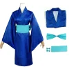 kimet su no yaiba saison 2 agatsuma zenitsu kimono anime cosplay costume kamado tanjirou hashibira inosuke robe kimono imprimée