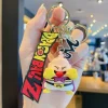 porte clés figurine dragon ball anime, figurines d'action son goku trunks buu, porte clés pendentif sac, jouets modèles en pvc, ornement pour cadeau pour enfants
