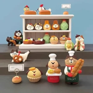 ZAKKA – nourriture japonaise pour chat, boulangerie, café, décoration de scène, artisanat en résine, petits ornements, Croissant, beignet, Dessert, Cupcake, 1 pièce ZAKKA – nourriture japonaise pour chat, boulangerie, café, décoration de scène, artisanat en résine, petits ornements, Croissant, beignet, Dessert, Cupcake, 1 pièce