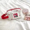kawaii trousse de maquillage sac de rangement mignon kt modèle portable grande capacité stockage trousse de toilette kawaii filles cadeau d'anniversaire festival gif