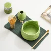 2025 ensemble matcha 6pc bol vert japonais pot de poudre de thé bec bol boîte cadeau fouet en bambou outils de cérémonie meilleur vendeur kit matcha