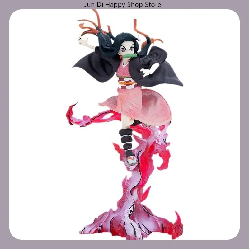 figurine de dessin animé demon slayer kamado nezuko, 21cm, modèle d'art, décoration de bureau à collectionner pour garçons, cadeau idéal figurine de dessin animé demon slayer kamado nezuko, 21cm, modèle d'art, décoration de bureau à collectionner pour garçons, cadeau idéal