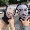 masque facial complet drôle imprimé en 3d, masques faciaux de célébrité, maille élastique, accessoires de fête cosplay d'halloween, couvre chef cagoule