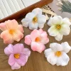 Épingles à cheveux en fleurs artificielles pour femmes, grande pince à cheveux, style bohème, épingle à cheveux de plage, fête hawaïenne, vêtements de sauna, accessoires pour cheveux