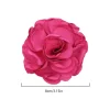 grande broche fleur de rose en tissu, épinglettes d'art faites à la main, corsage imbibé de robe, bijoux de fête de mariage, mode