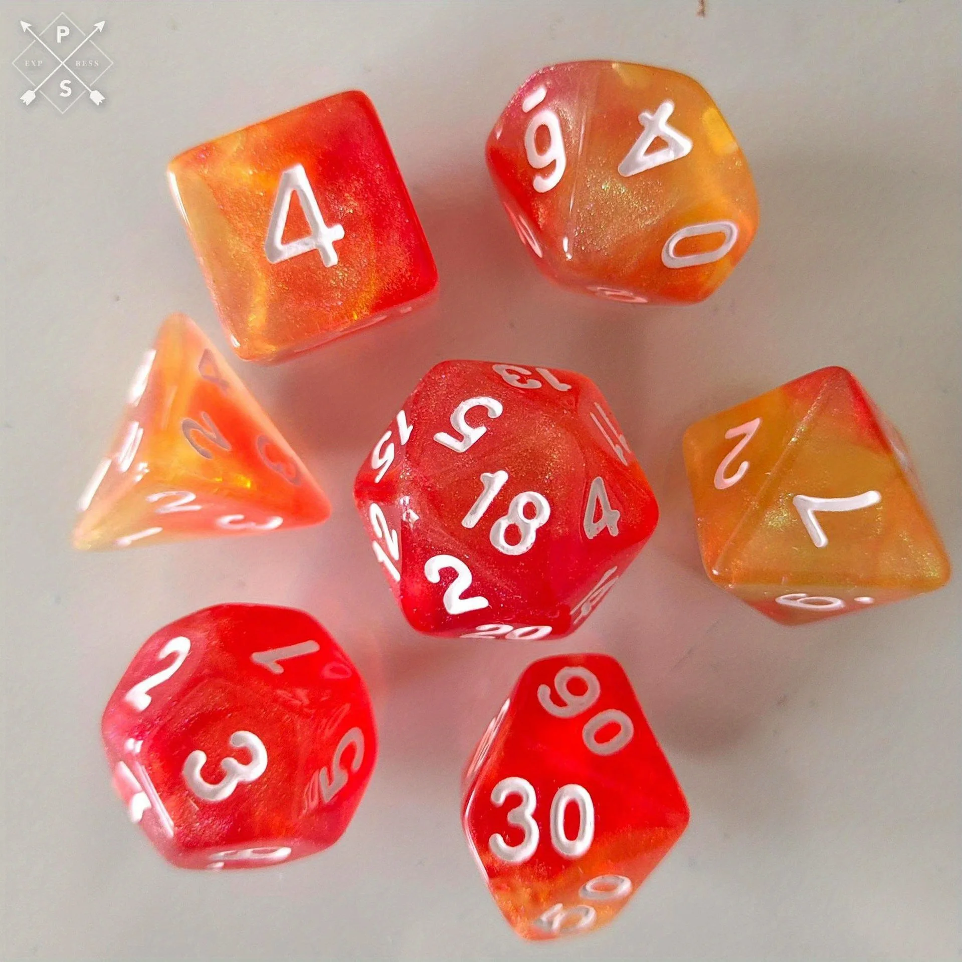 7/ensemble de dés dragon bicolores, jeux de bureau classiques, parfaits pour les rassemblements d'amis en famille, accessoires de jeux de société 7/ensemble de dés dragon bicolores, jeux de bureau classiques, parfaits pour les rassemblements d'amis en famille, accessoires de jeux de société