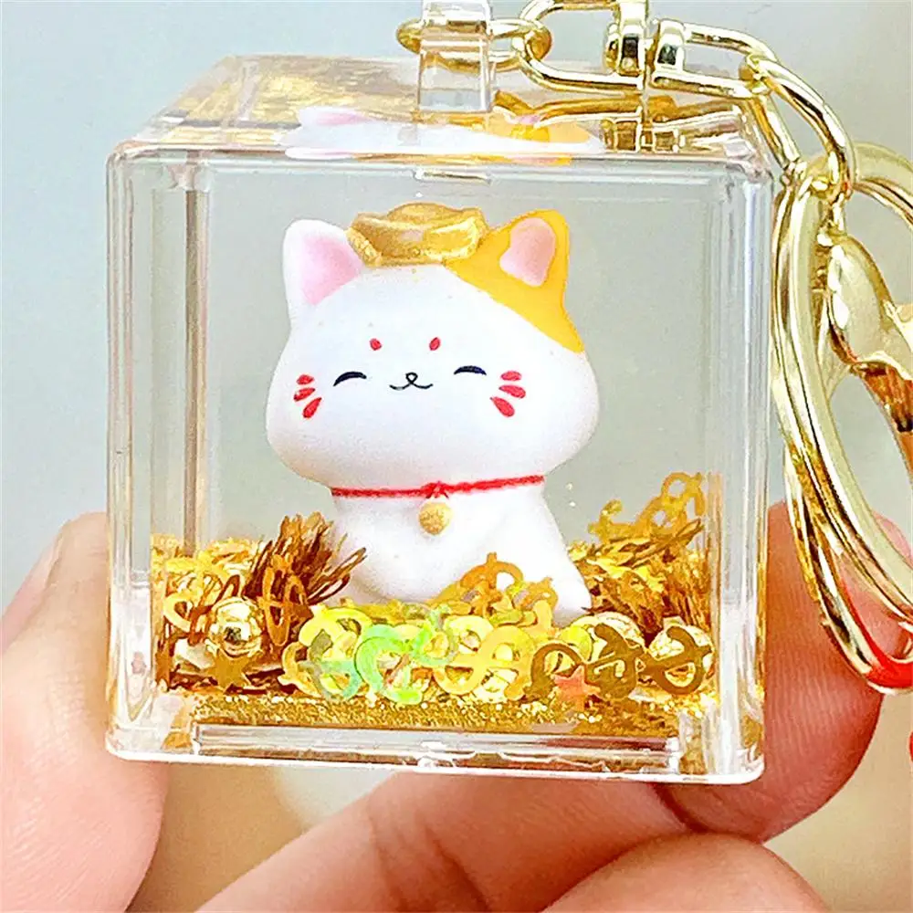 maneki neko porte clés mini chat porte bonheur soulagement du stress cadeau sac d'école charme voiture décor mignon mode porte clés maneki neko porte clés mini chat porte bonheur soulagement du stress cadeau sac d'école charme voiture décor mignon mode porte clés