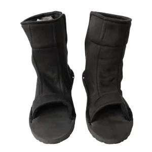 Ourcosplay – chaussures de Cosplay Akatsuki Nanja Uzumaki Sakura Sasuke, sandales souples en coton noir et bleu, bottes Ninja Kakashi