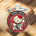 {Summer2} Porte-clés chat Serendipity japonais : 1/3/5 pièces Maneki Neko en alliage de zinc pour clés de voiture, décoration de sac, cadeau. {Summer2} Porte-clés chat Serendipity japonais : 1/3/5 pièces Maneki Neko en alliage de zinc pour clés de voiture, décoration de sac, cadeau.