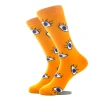 hommes grande taille équipage chaussettes harajuku alien mouton avocat renard sokken unisexe skateboard divertidos heureux design hip hop chaussettes drôles