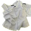 pyjama rayé pour femmes, vêtements de nuit pour enfants, ensemble 2 pièces en dentelle, vêtements de nuit, débardeur coréen, costume de maison, nouvelle collection 2025