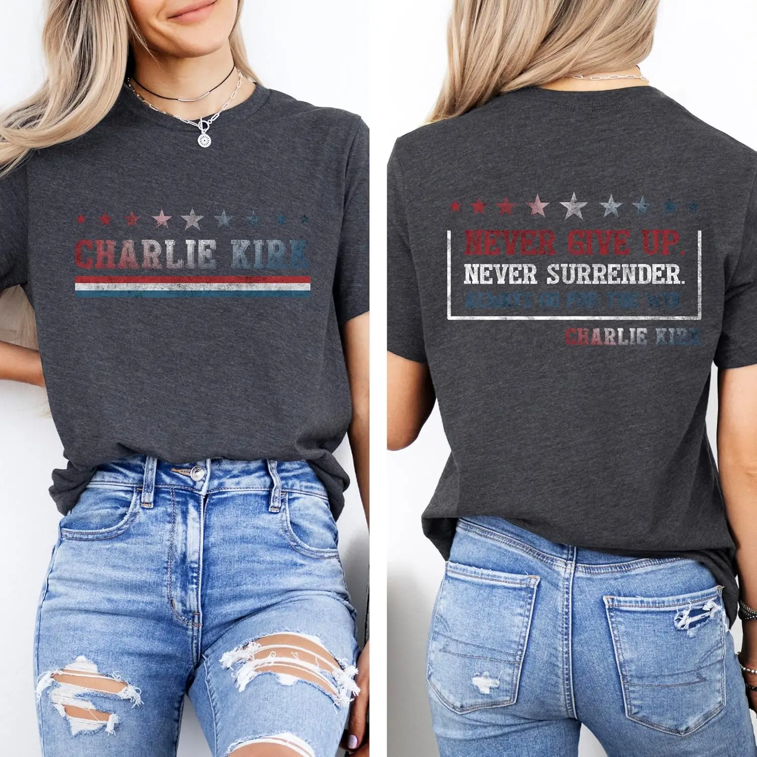  charlie kirk chemise patriotique américain hommage coton imprimé graphique vintage confortable unisexe streetwear t shirt à manches courtes charlie kirk chemise patriotique américain hommage coton imprimé graphique vintage confortable unisexe streetwear t shirt à manches courtes
