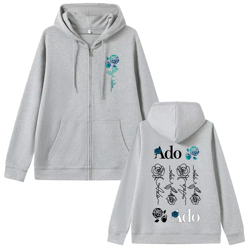ado world tour 2025 hibana sweat à capuche avec fermeture éclair hommes femmes vêtements mode style japonais streetwear unisexe décontracté polaire veste zippée ado world tour 2025 hibana sweat à capuche avec fermeture éclair hommes femmes vêtements mode style japonais streetwear unisexe décontracté polaire veste zippée