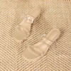 pantoufles à talons bas pour femmes, tongs transparentes, chaussures uniques et confortables, sandales en h indépendantes