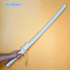 40in rukia blanc katana original samouraï sabre taille japonais katana ninja eau de javel anime épée cosplay accessoire couteau lame jouet cadeau