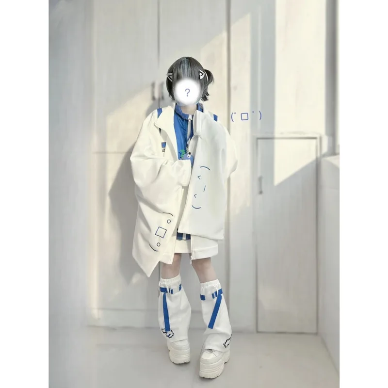 veste japonaise à manches larges pour femme, manteau à fermeture Éclair, solide, décontracté, polyvalent, à la mode, printemps automne 2024 veste japonaise à manches larges pour femme, manteau à fermeture Éclair, solide, décontracté, polyvalent, à la mode, printemps automne 2024
