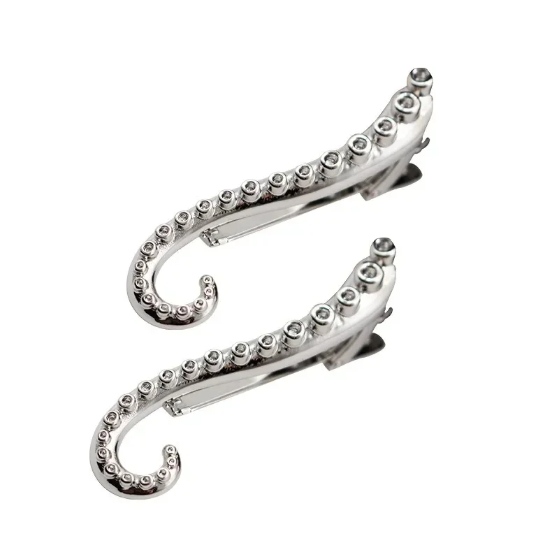 pieuvre personnalisée pour hommes et femmes, clip simple, léger, plat, formel, trempé, banquet, accessoire d'affaires, mode haut de gamme, adapté aux deux pieuvre personnalisée pour hommes et femmes, clip simple, léger, plat, formel, trempé, banquet, accessoire d'affaires, mode haut de gamme, adapté aux deux