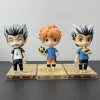 figurine de dessin animé haikyuu iwaizumi hajime, 10cm, look up kotaro bokuto akaashi keiji, cgc shoyo hinata, figurine bokuto # 2035 jouets