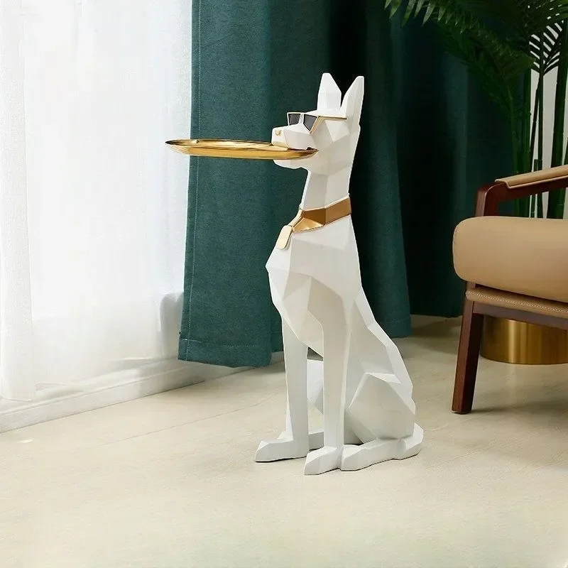 décoration nordique en résine de haute qualité pour chien et homme, décoration de maison de garde de grande valeur pour chien, ornement de sol décoration nordique en résine de haute qualité pour chien et homme, décoration de maison de garde de grande valeur pour chien, ornement de sol