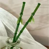 Épingle à cheveux chinoise décorative en forme de bambou, baguettes pour femmes, épingles porte chignon, couvre chef en résine, épingle à cheveux pour affichage d'art du thé