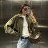 vestes automne femmes 2025 nouveaux vêtements d'extérieur chic élégant ample chaud femmes manteau rue jeunesse mode joker manteau veste