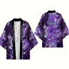unisex kimono 3d retro long print top fashion casual cardigan yukata clothing japanese streetwear traditional clothing