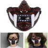 halloween japonais samouraï oni démon masker plastique masker fête kostuum rekwisieten démon samouraï cosplay horreur prajna