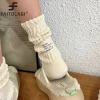 Mode épais aiguille chaussettes pour hommes femmes rétro couleur unie sport longues chaussettes serviette bas mi Tube chaussette printemps automne Sokken Sox Mode épais aiguille chaussettes pour hommes femmes rétro couleur unie sport longues chaussettes serviette bas mi Tube chaussette printemps automne Sokken Sox