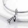 breloques pandora 925 original sakura fleurs pendentif perles convient bracelet collier pour femmes charme argent 925 luxe bijoux à bricoler soi même beau cadeau